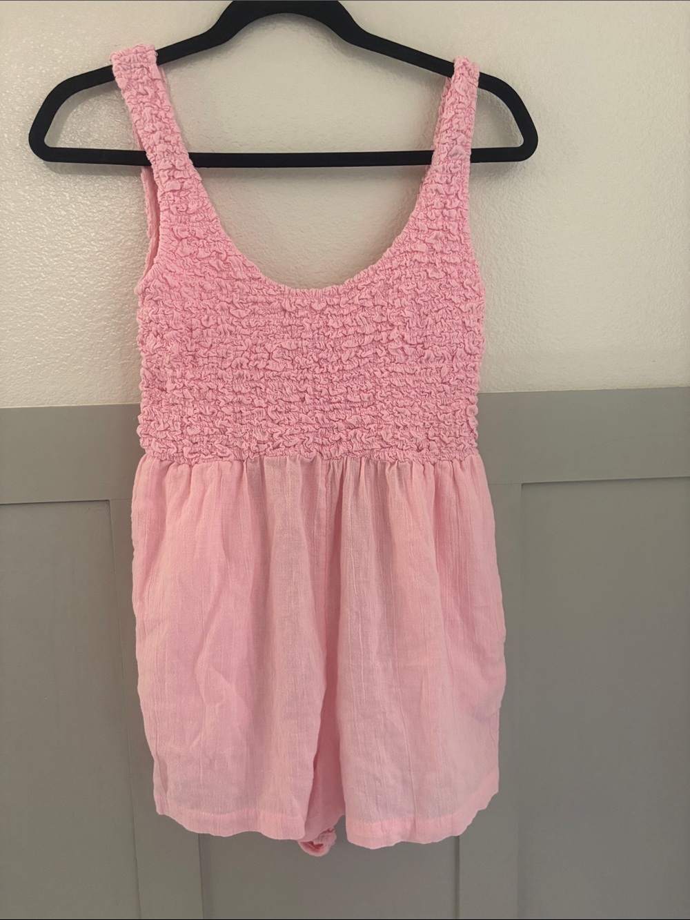O’Neill Sydney Smocked Tank Romper